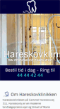 Mobile Screenshot of hareskovklinikken.dk